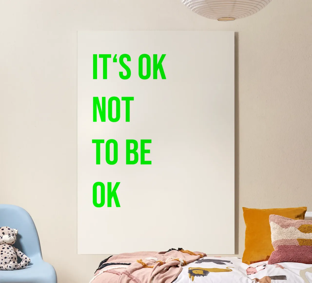 It‘s ok not to be ok (in 4 Farben erhältlich) plexiglass da FRICKE DESIGN