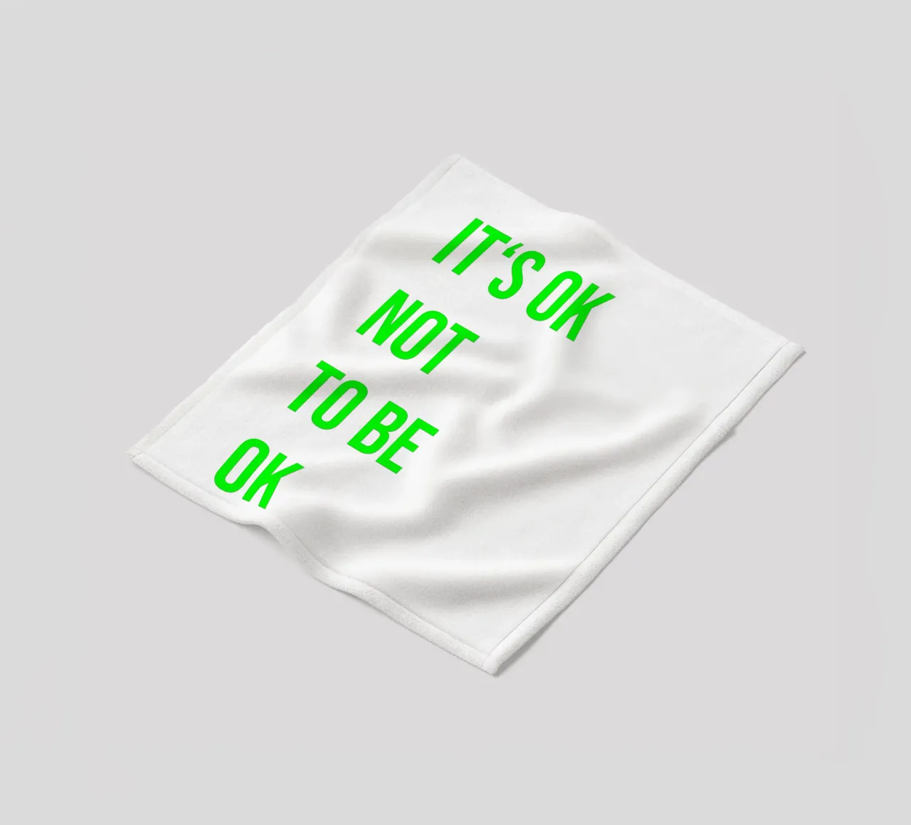 It‘s ok not to be ok (in 4 Farben erhältlich) coperta in pile da FRICKE DESIGN