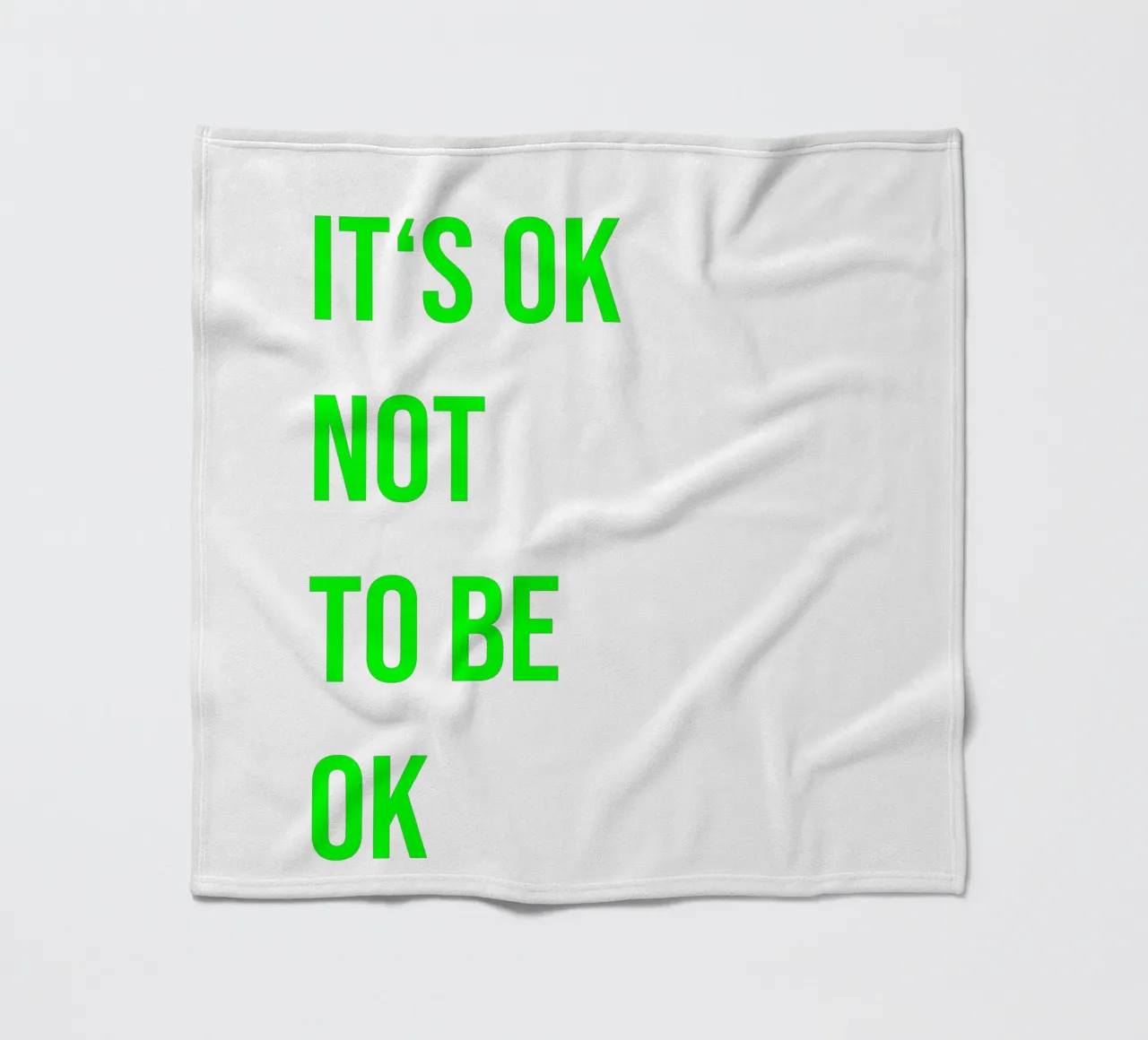 It‘s ok not to be ok (in 4 Farben erhältlich) coperta in pile da FRICKE DESIGN