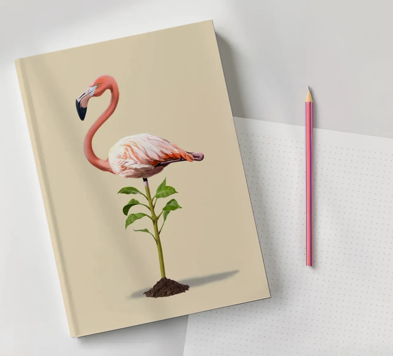 Planted (Colour) notebook by Rob Art | Illustration