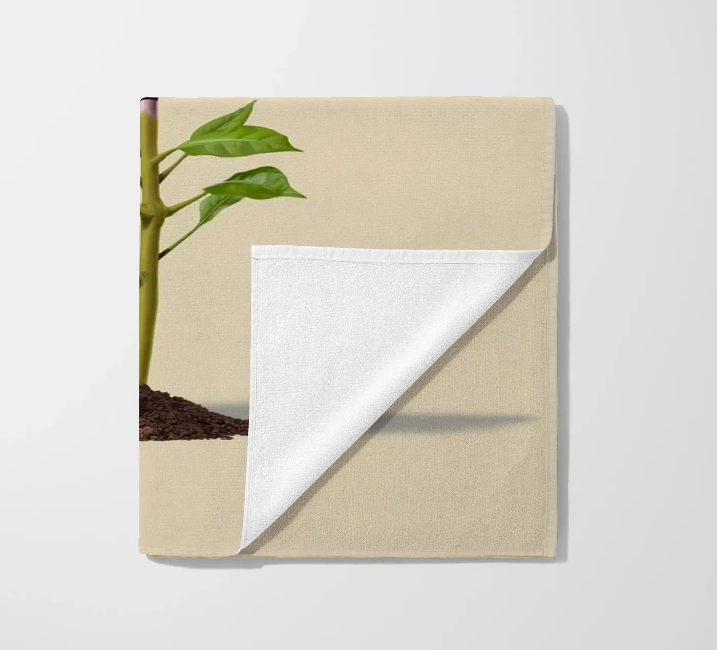 Planted (Colour) beach towel by Rob Art | Illustration