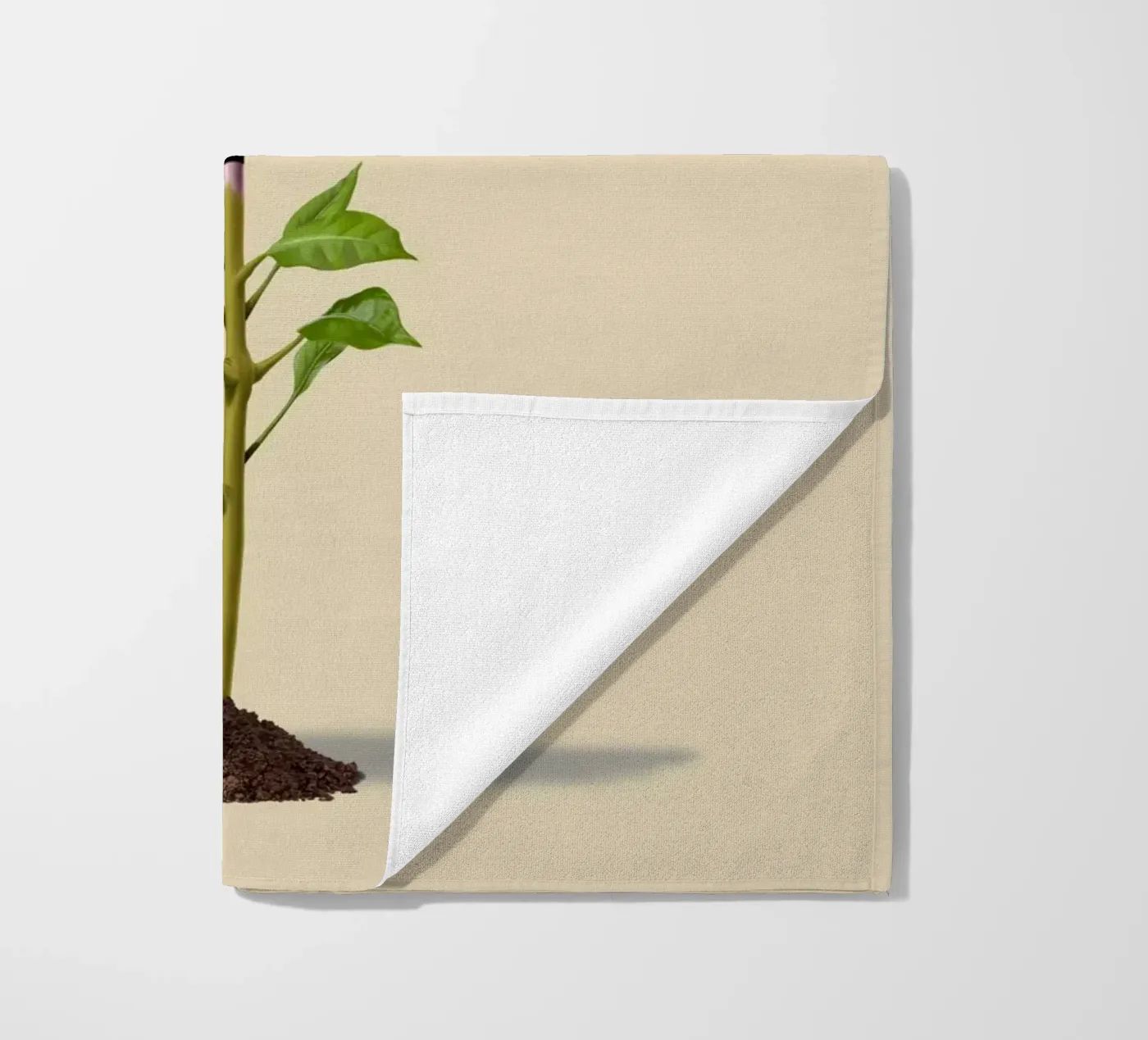 Planted (Colour) beach towel by Rob Art | Illustration