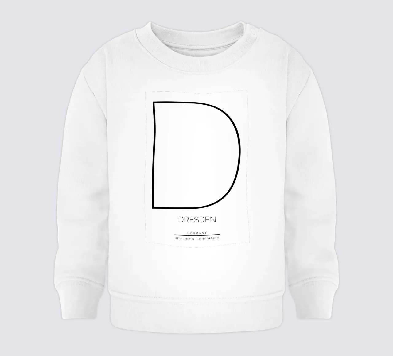 DRESDEN -  white baby sweatshirt by CityLights