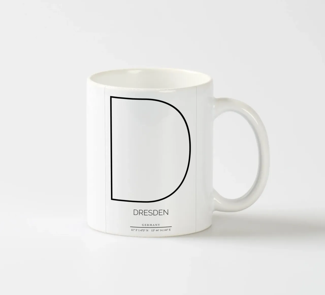 DRESDEN -  white tazza in ceramica da CityLights