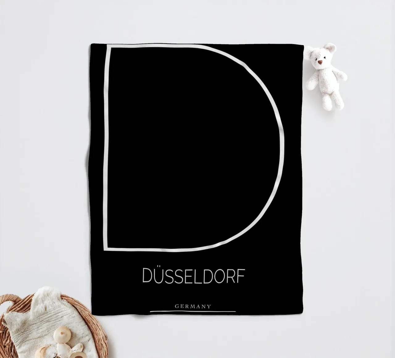 DÜSSELDORF -  black coperta in pile da CityLights