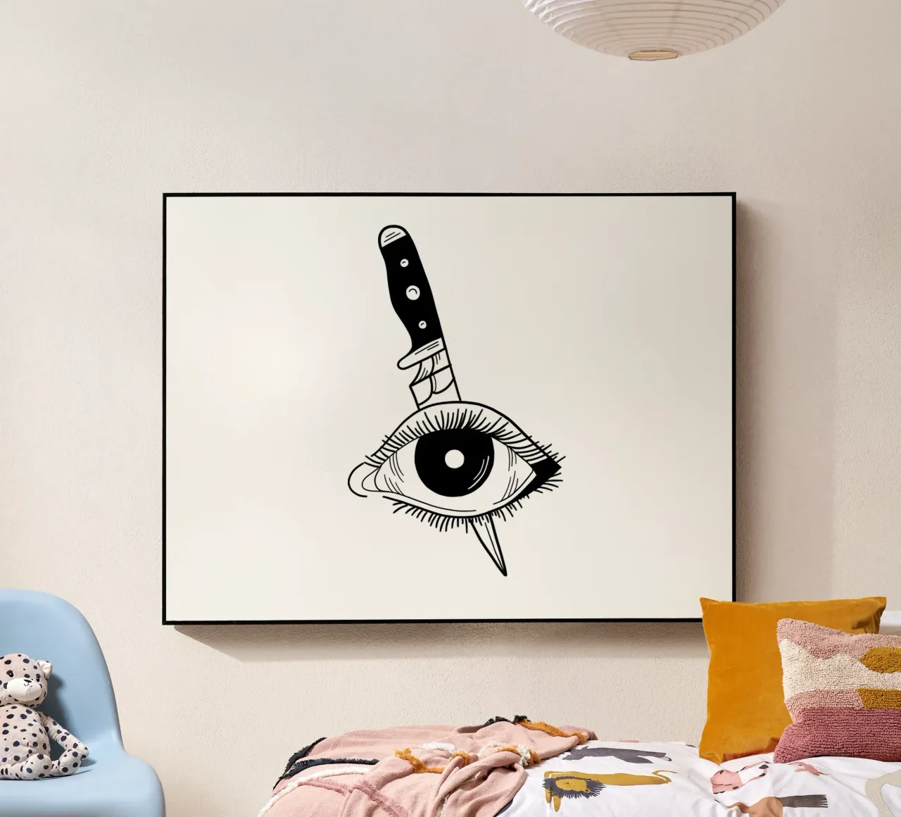 Killed Eye plexiglass da byh.illustration