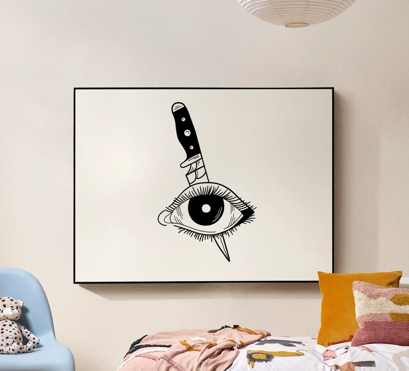 Killed Eye plexiglas de byh.illustration