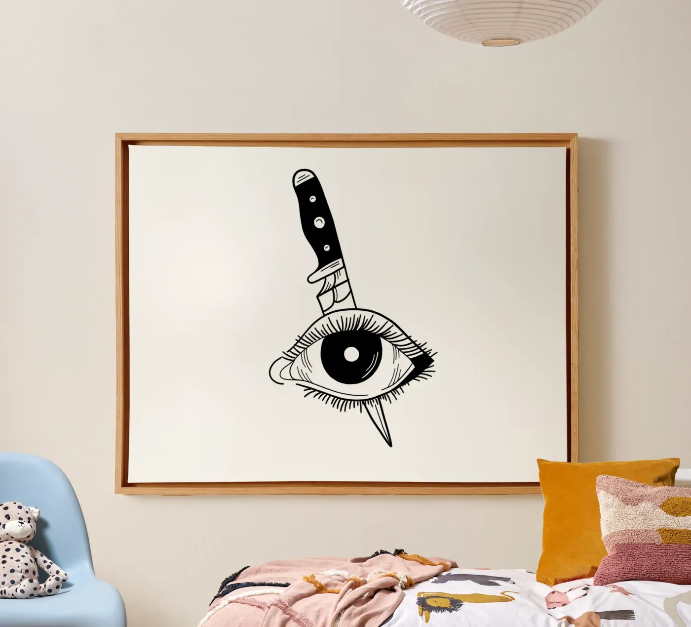 Killed Eye tela da byh.illustration