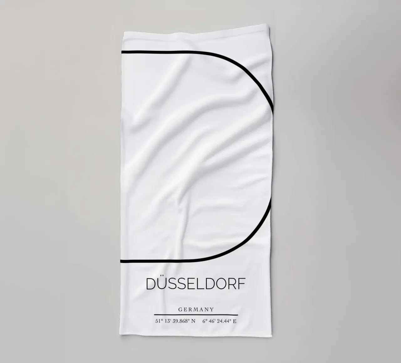 DÜSSELDORF -  white asciugamano da bagno da CityLights