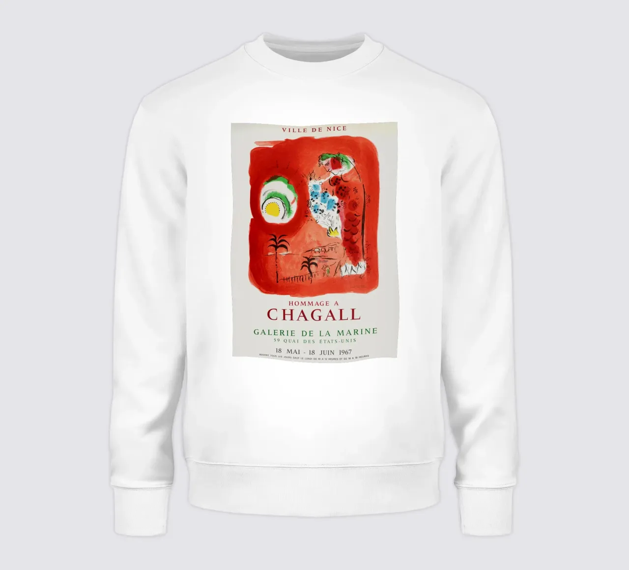 Omaggio a Chagall, 1967 felpa da Jachultz Sophias