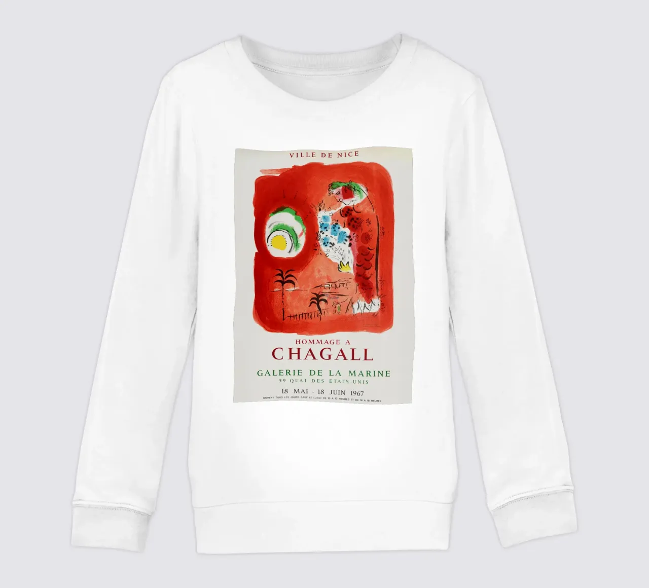 Omaggio a Chagall, 1967 felpa bambino da Jachultz Sophias