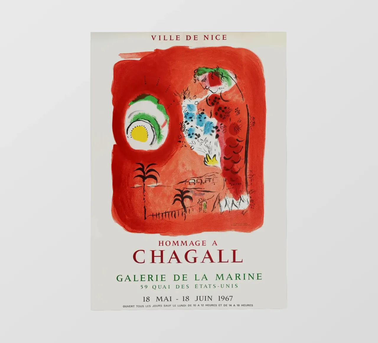 Omaggio a Chagall, 1967 pellicola backlit da Jachultz Sophias