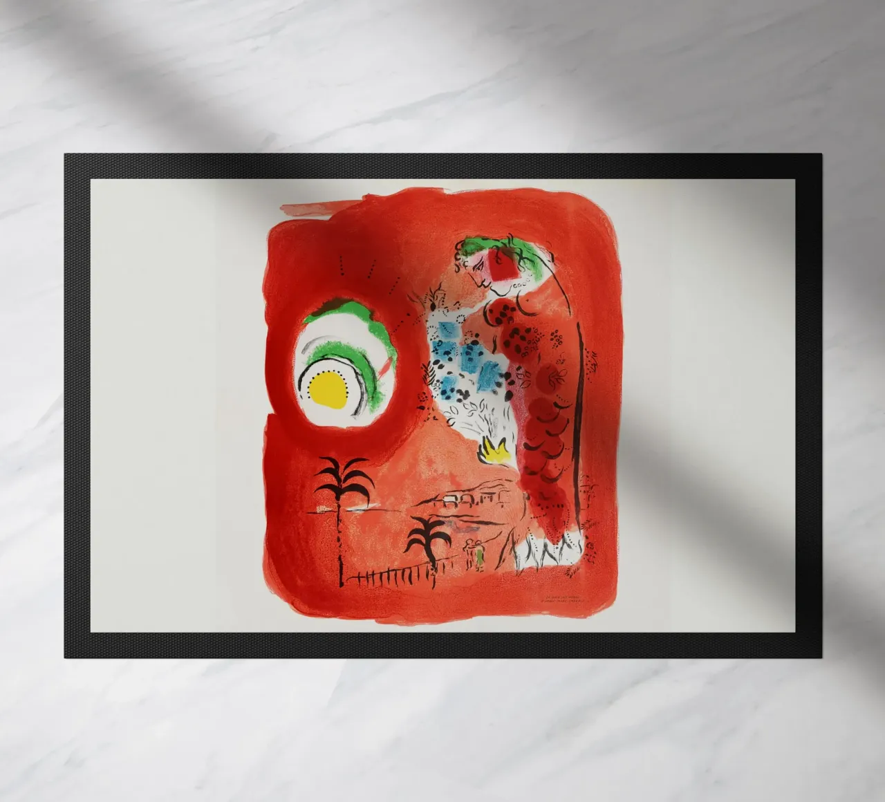 Omaggio a Chagall, 1967 zerbino da Jachultz Sophias