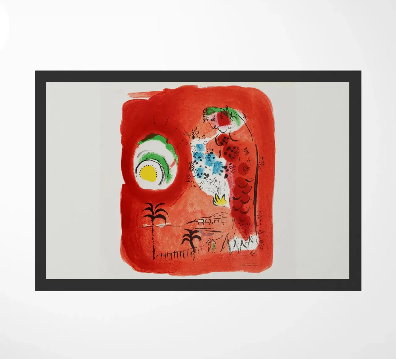 Omaggio a Chagall, 1967 zerbino da Jachultz Sophias