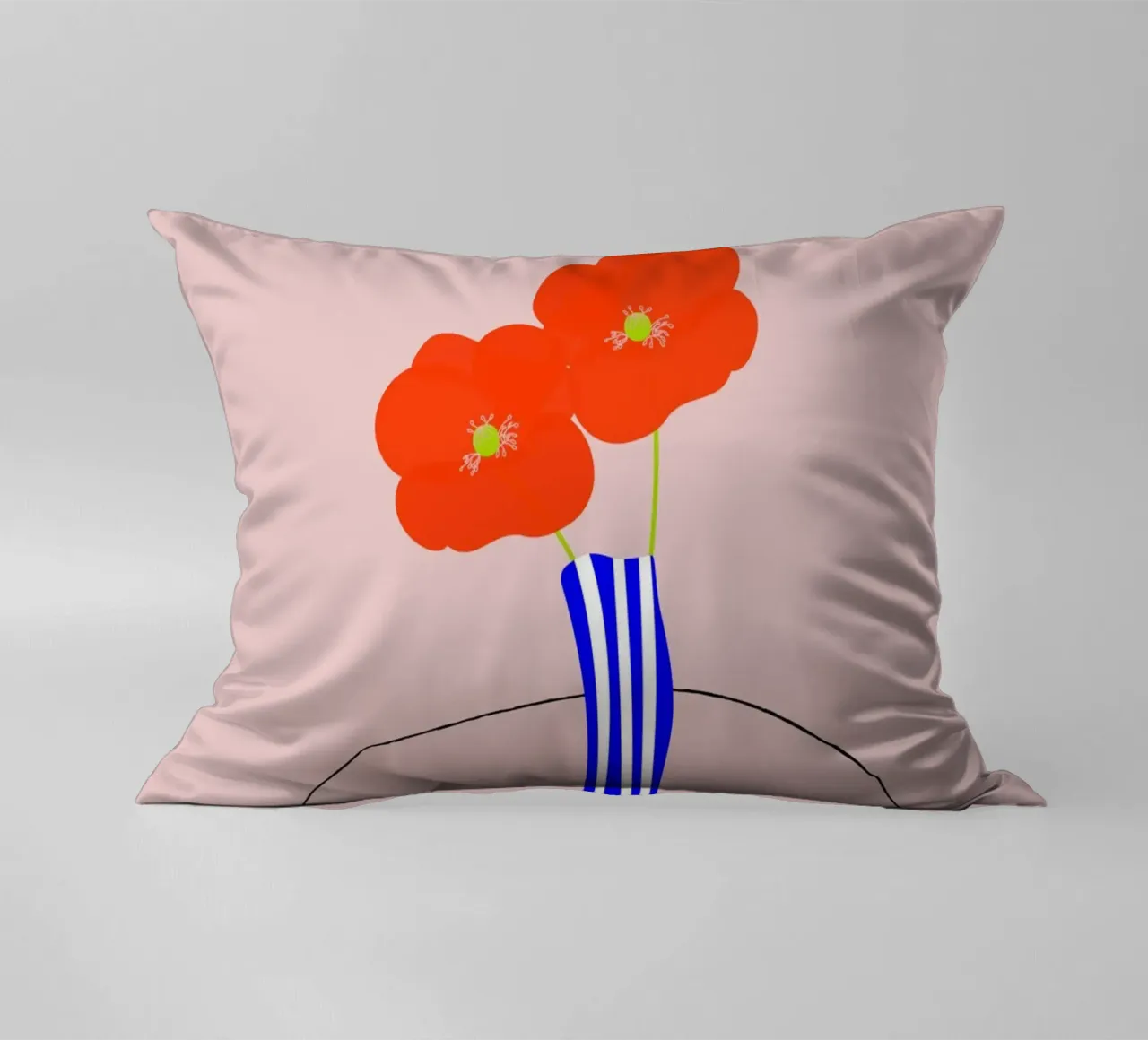 C‘est la vie. (Mohnblumen in Paris) cuscino da FRICKE DESIGN