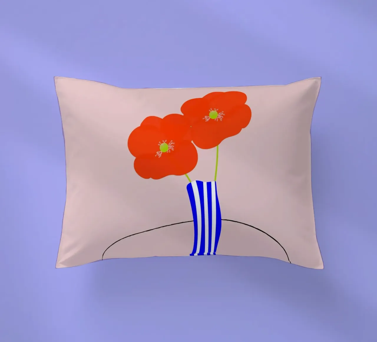 C‘est la vie. (Mohnblumen in Paris) cuscino da FRICKE DESIGN