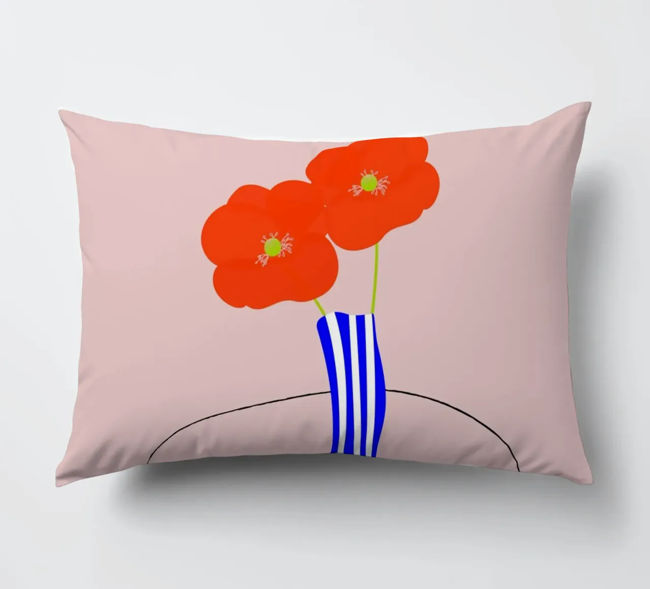 C‘est la vie. (Mohnblumen in Paris) cuscino da FRICKE DESIGN