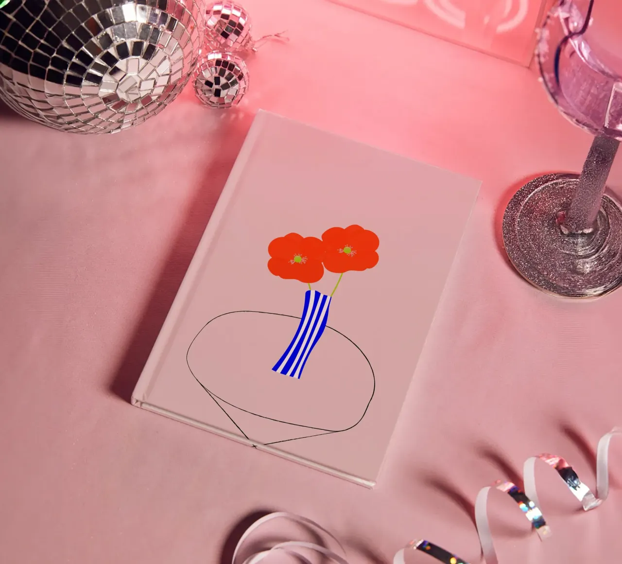 C‘est la vie. (Mohnblumen in Paris) notebook by FRICKE DESIGN