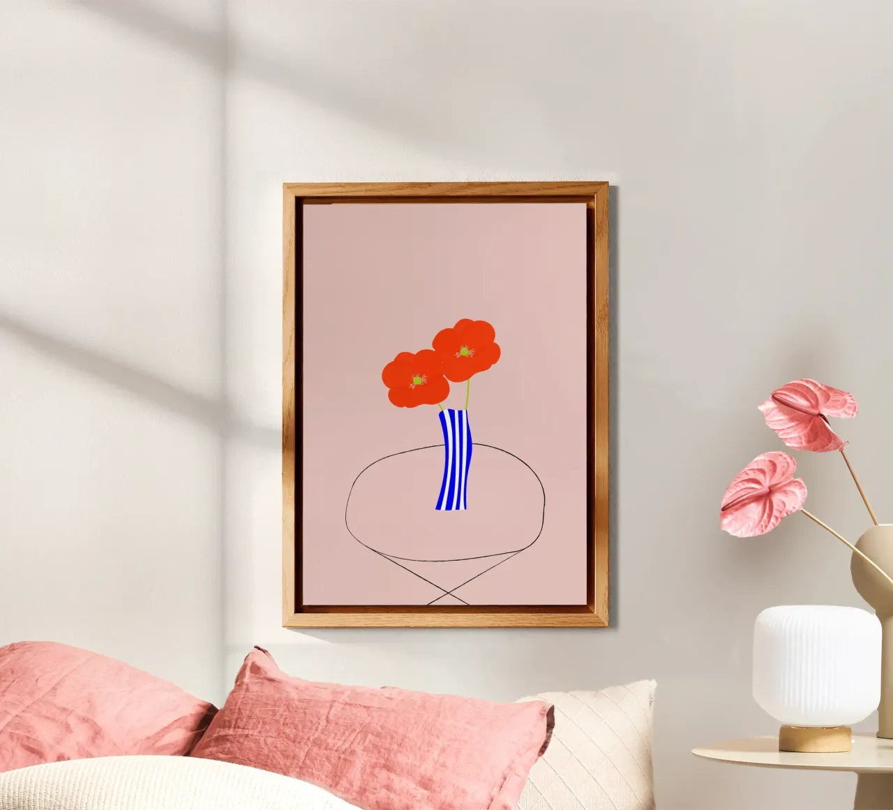C‘est la vie. (Mohnblumen in Paris) pannello forex da FRICKE DESIGN