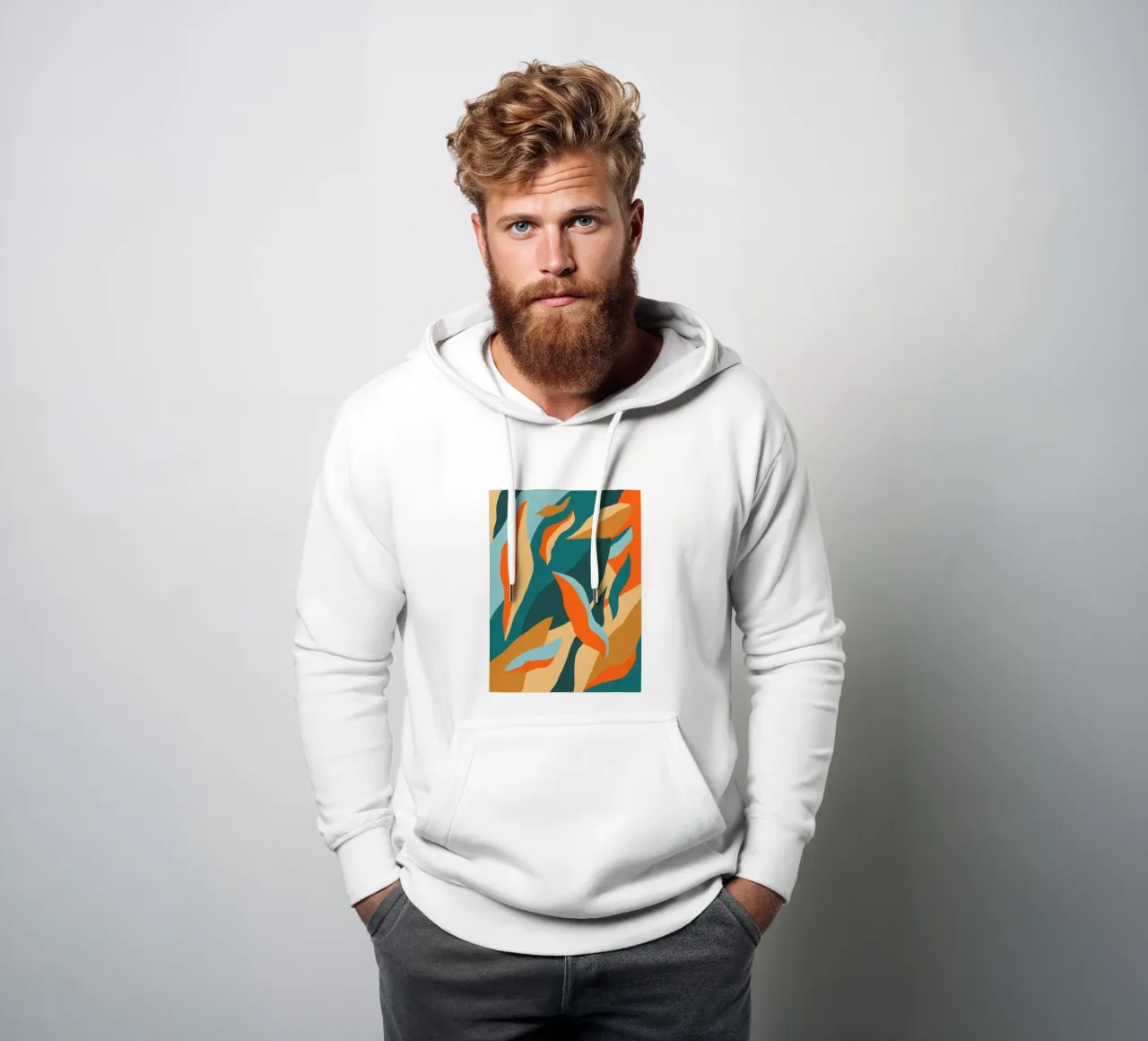 Autunno astratto felpa con cappuccio da Kim Hubball Studio