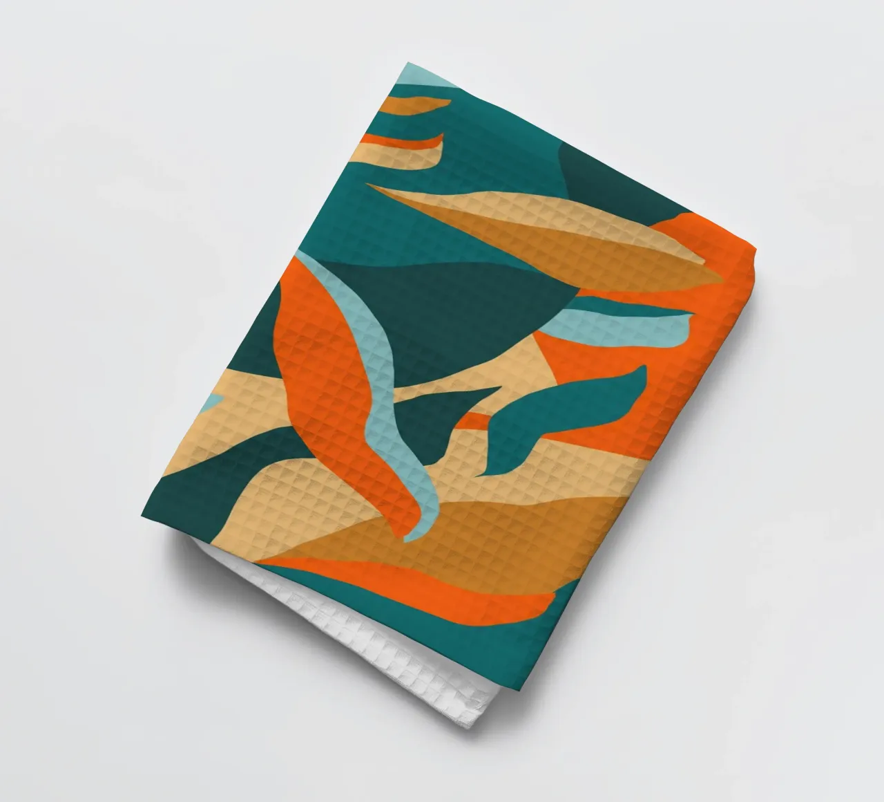 Automne abstrait torchon de Kim Hubball Studio