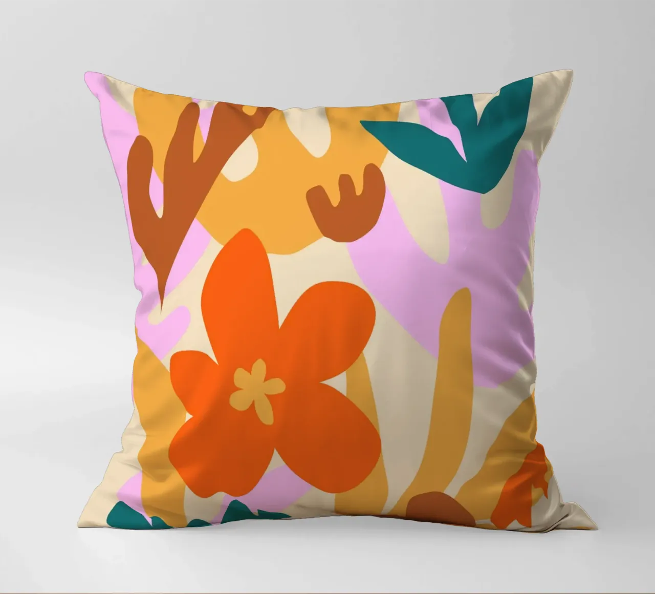 Felice autunno floreale cuscino da Kim Hubball Studio