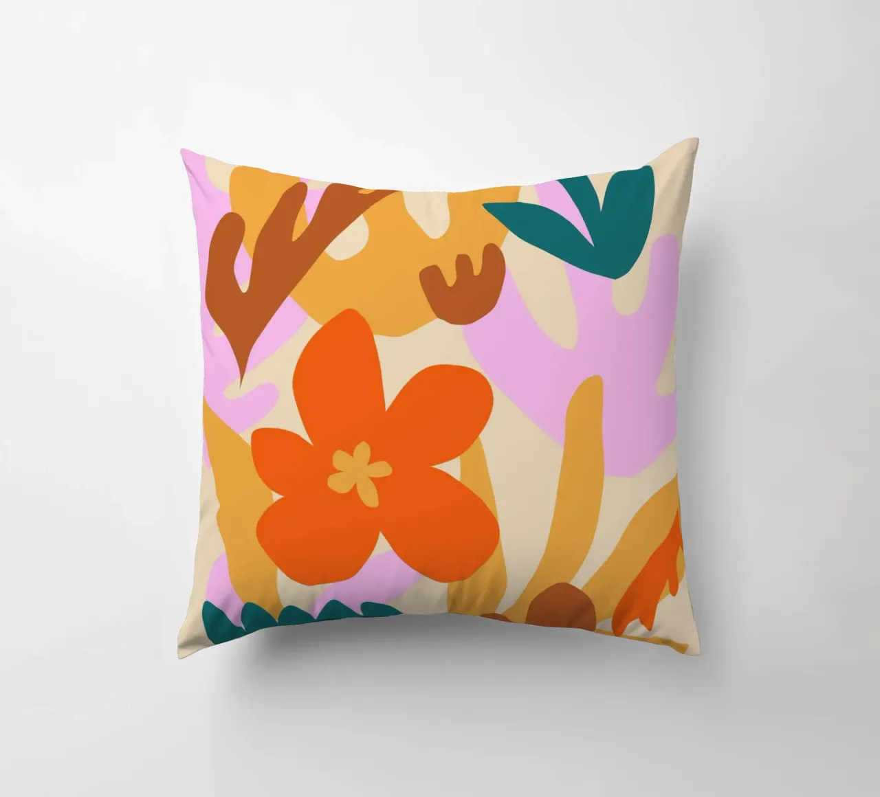 Felice autunno floreale cuscino da Kim Hubball Studio