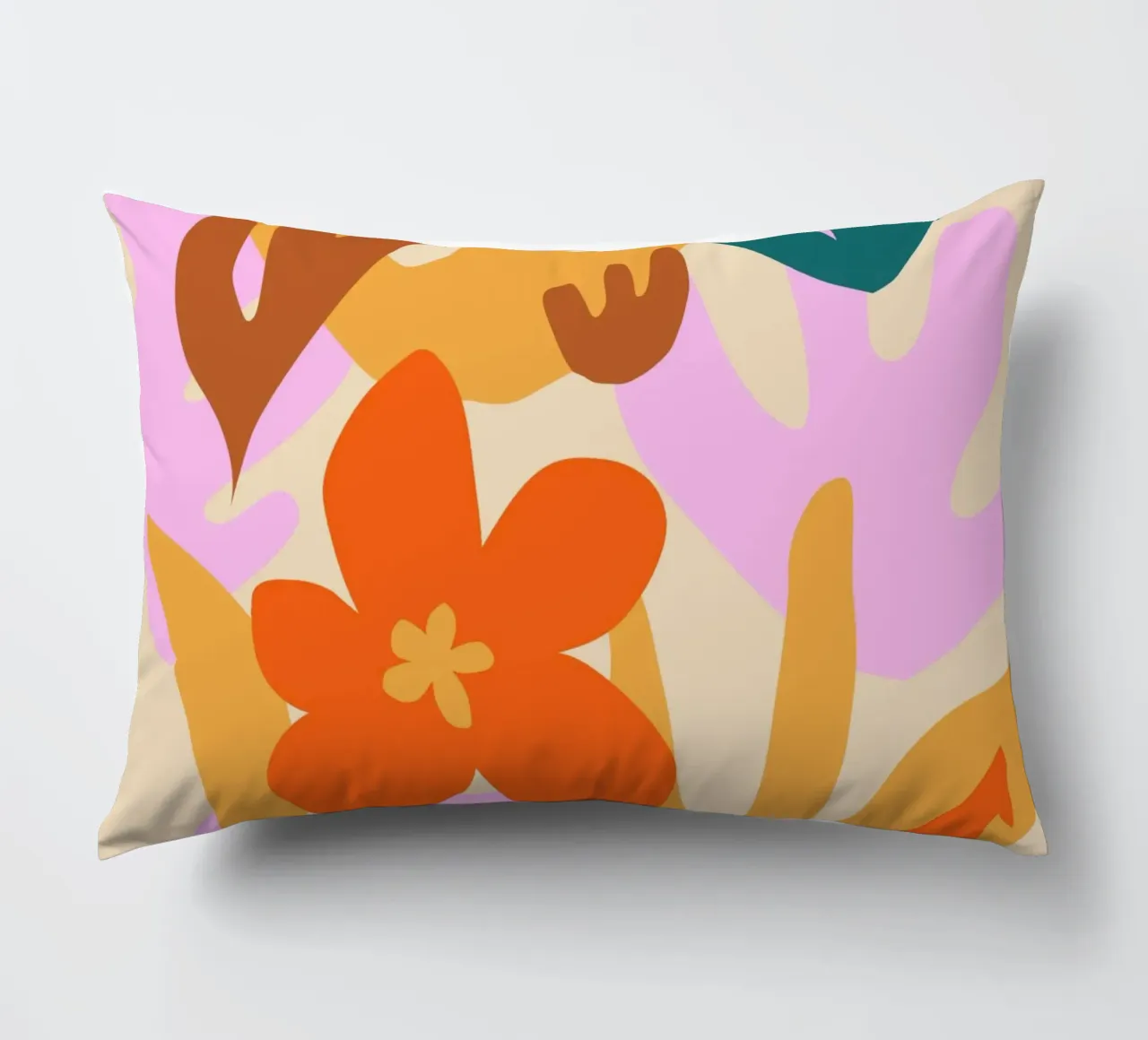 Felice autunno floreale cuscino da Kim Hubball Studio