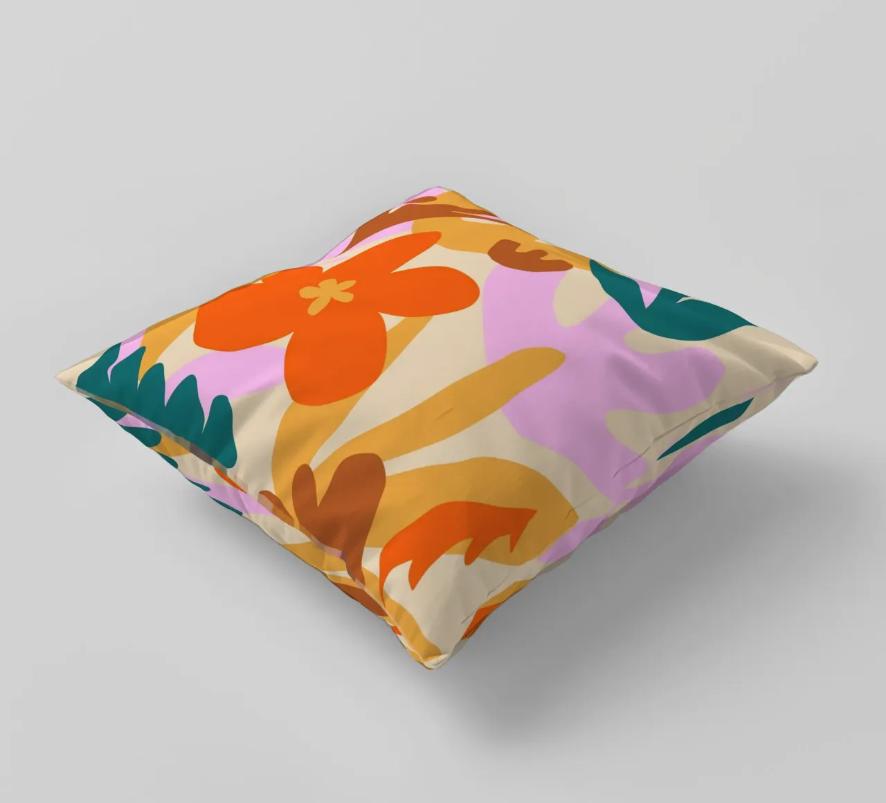 Felice autunno floreale cuscino da Kim Hubball Studio