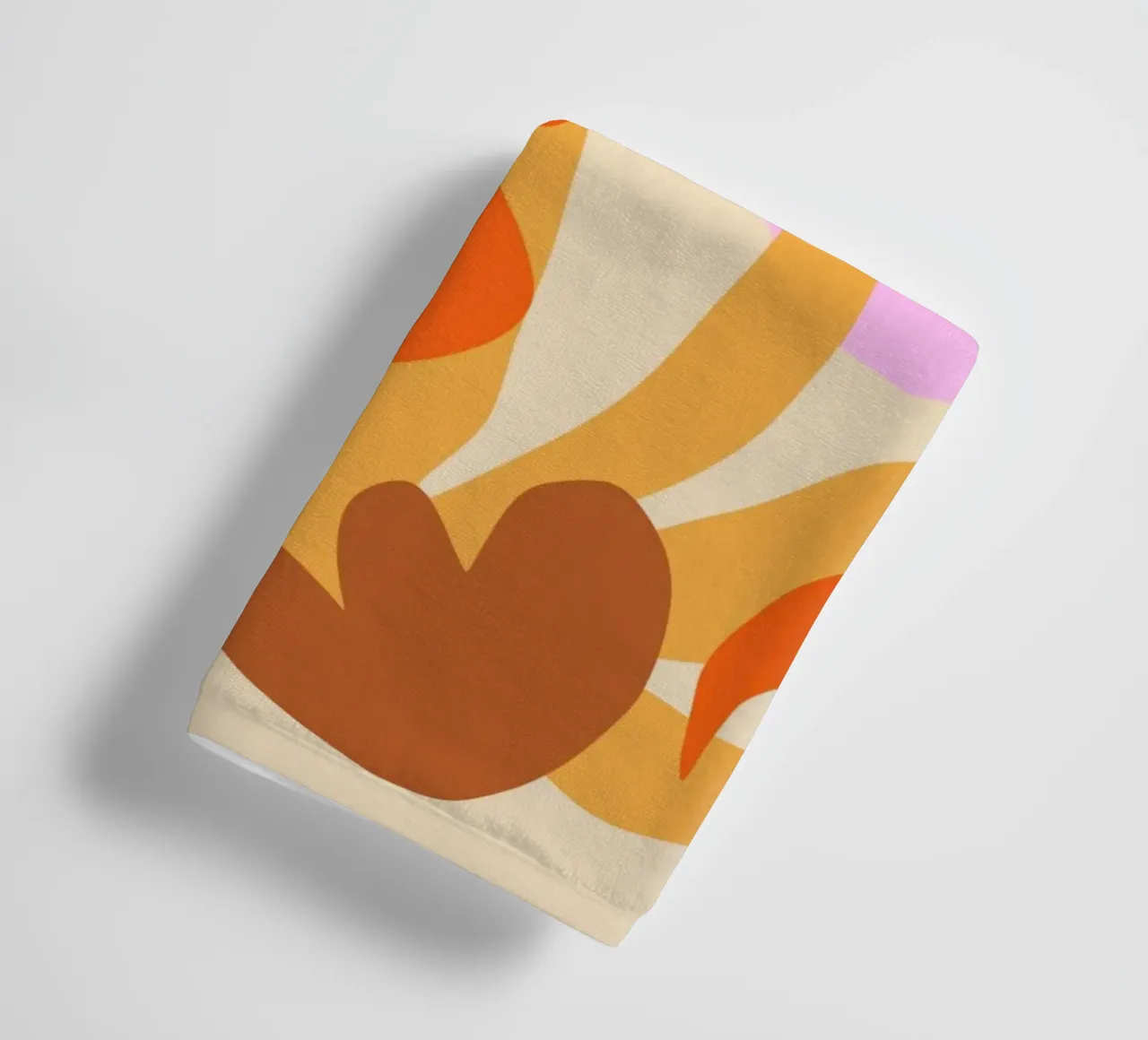 Felice autunno floreale asciugamano da bagno da Kim Hubball Studio
