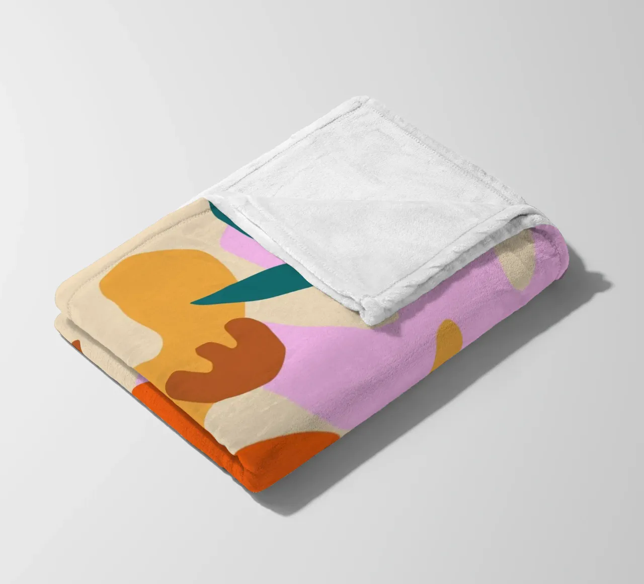 Felice autunno floreale coperta in pile da Kim Hubball Studio
