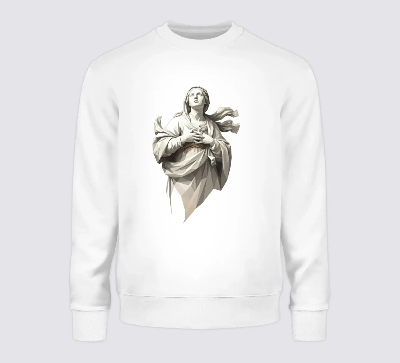 Statua dell'angelo Anima Benedetta Lowpoly felpa da Low Profile