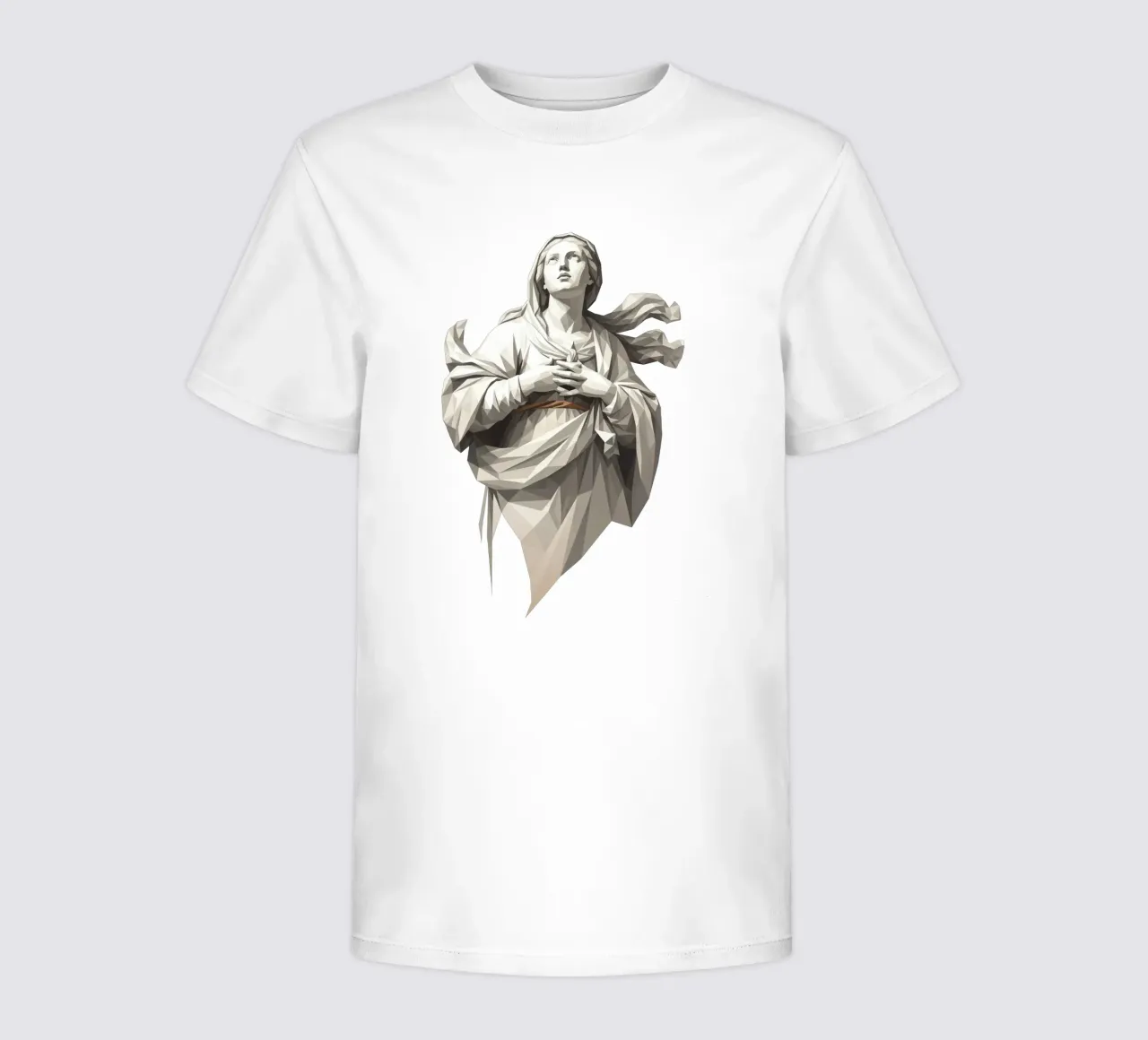Statua dell'angelo Anima Benedetta Lowpoly t-shirt bambini da Low Profile