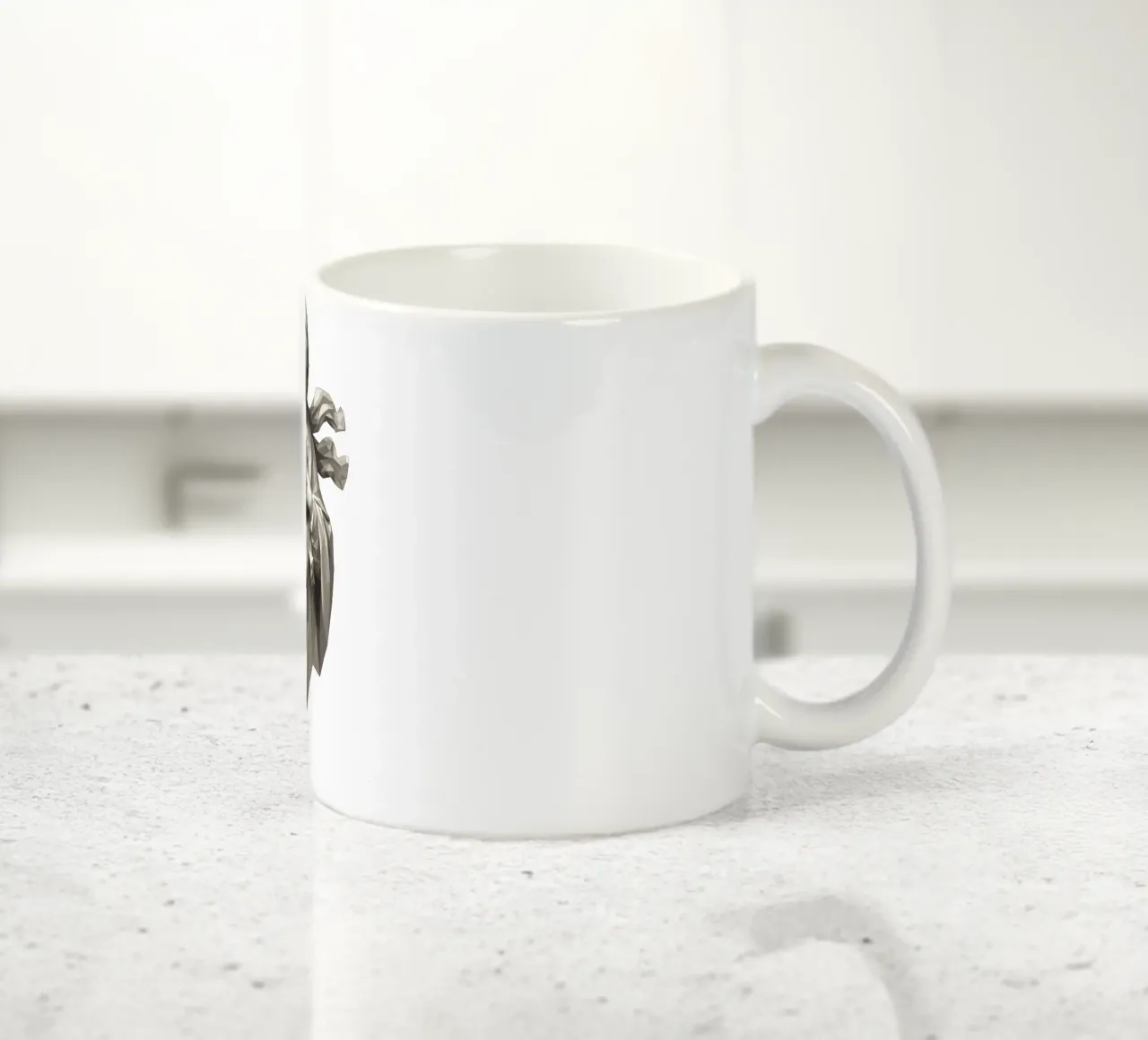 Statua dell'angelo Anima Benedetta Lowpoly tazza in ceramica da Low Profile