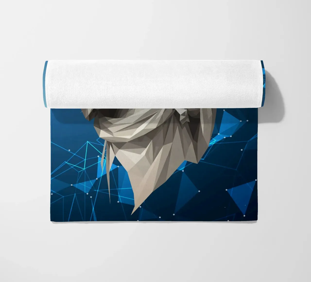 Statua dell'angelo Anima Benedetta Lowpoly telo mare da Low Profile