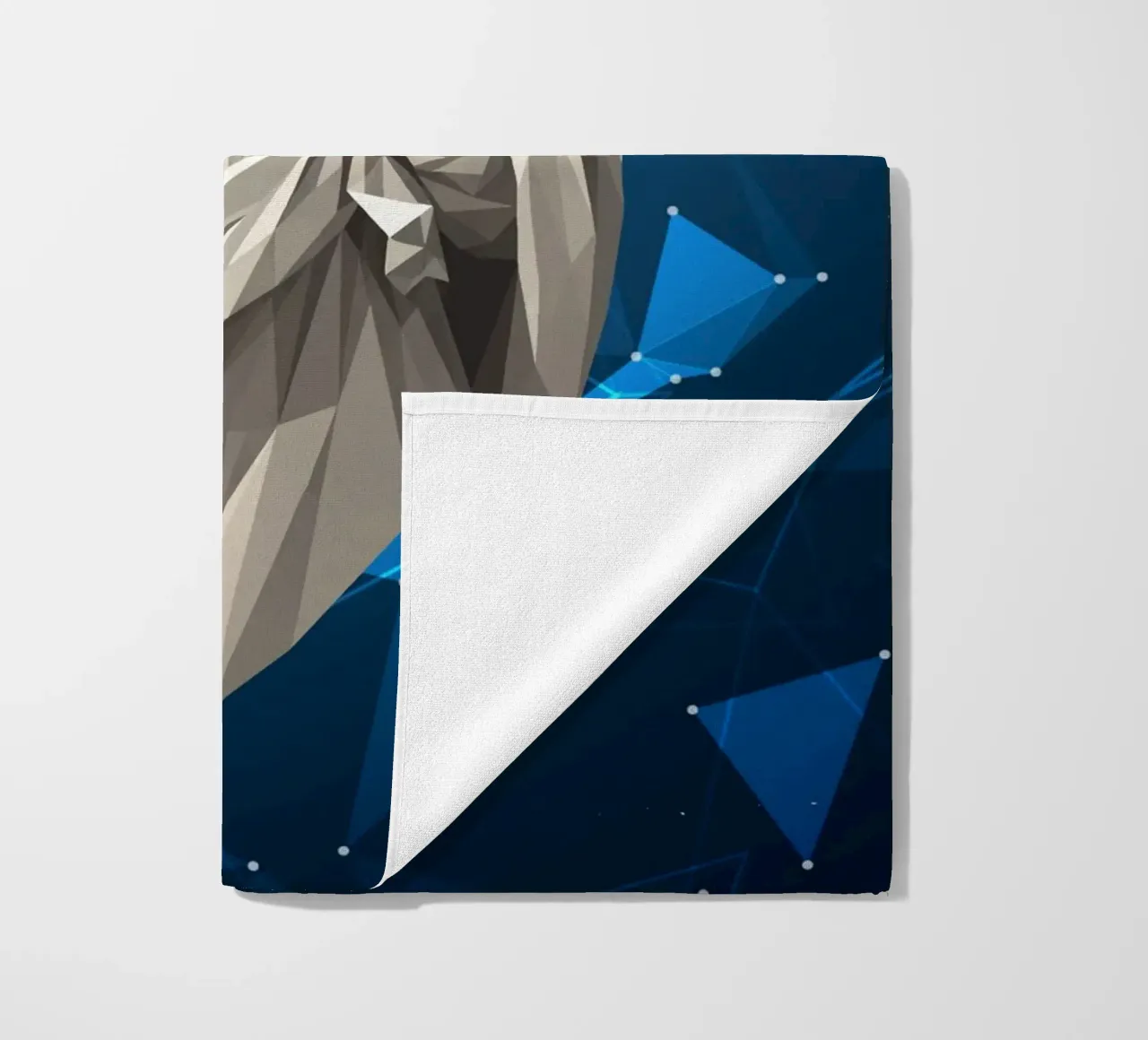 Statua dell'angelo Anima Benedetta Lowpoly telo mare da Low Profile