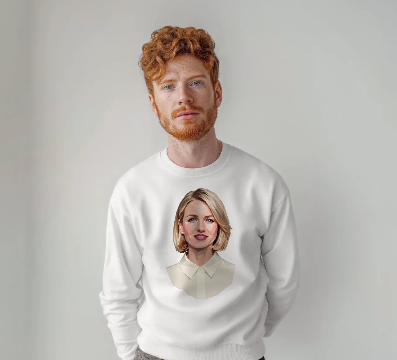 Naomi Watts Lowpoly felpa da Low Profile