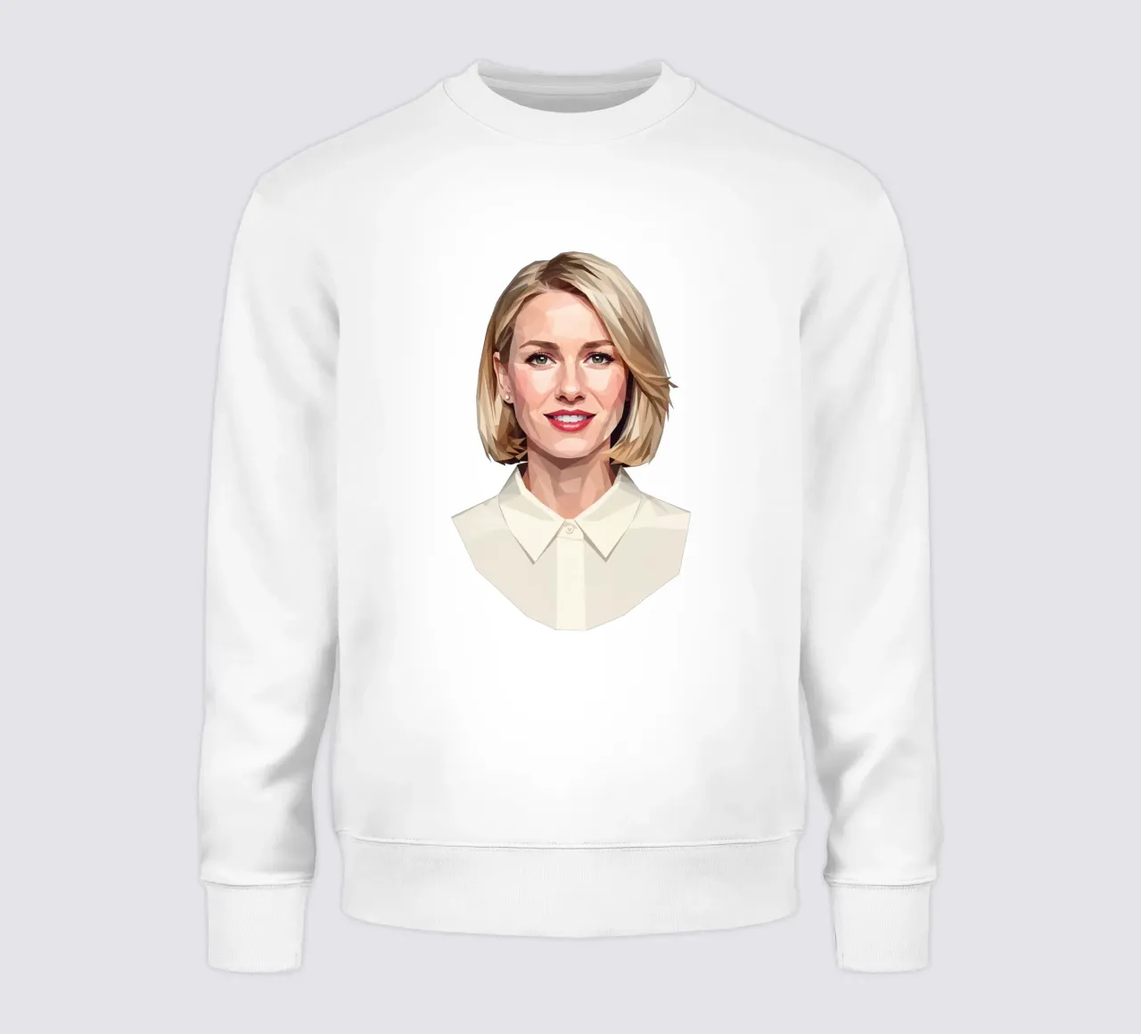 Naomi Watts Lowpoly felpa da Low Profile