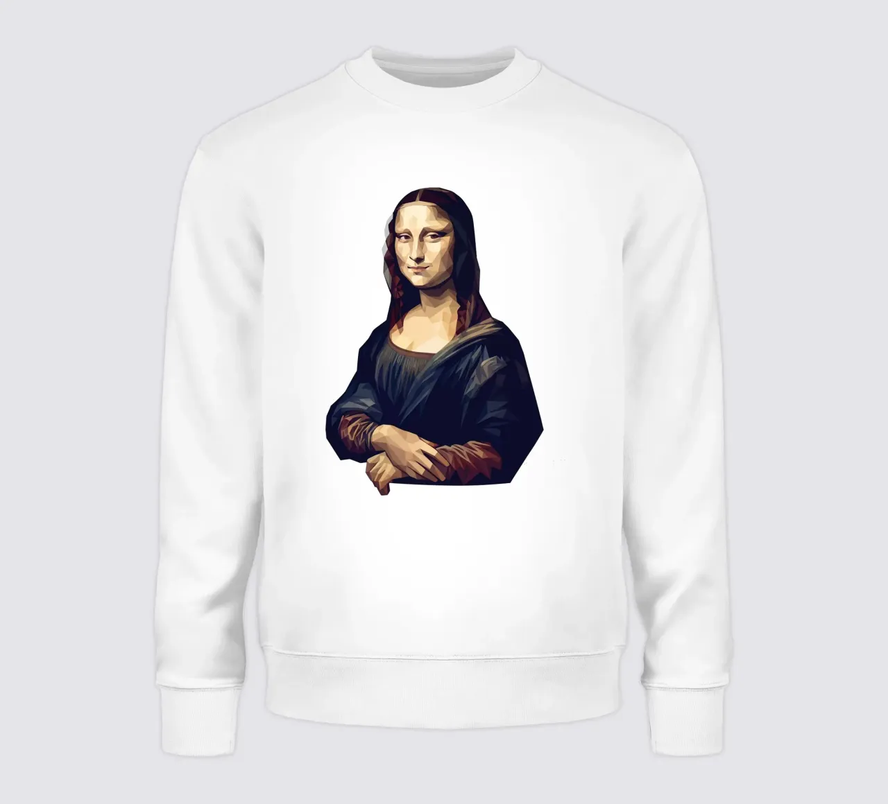 Mona Lisa Lowpoly sudadera de Low Profile
