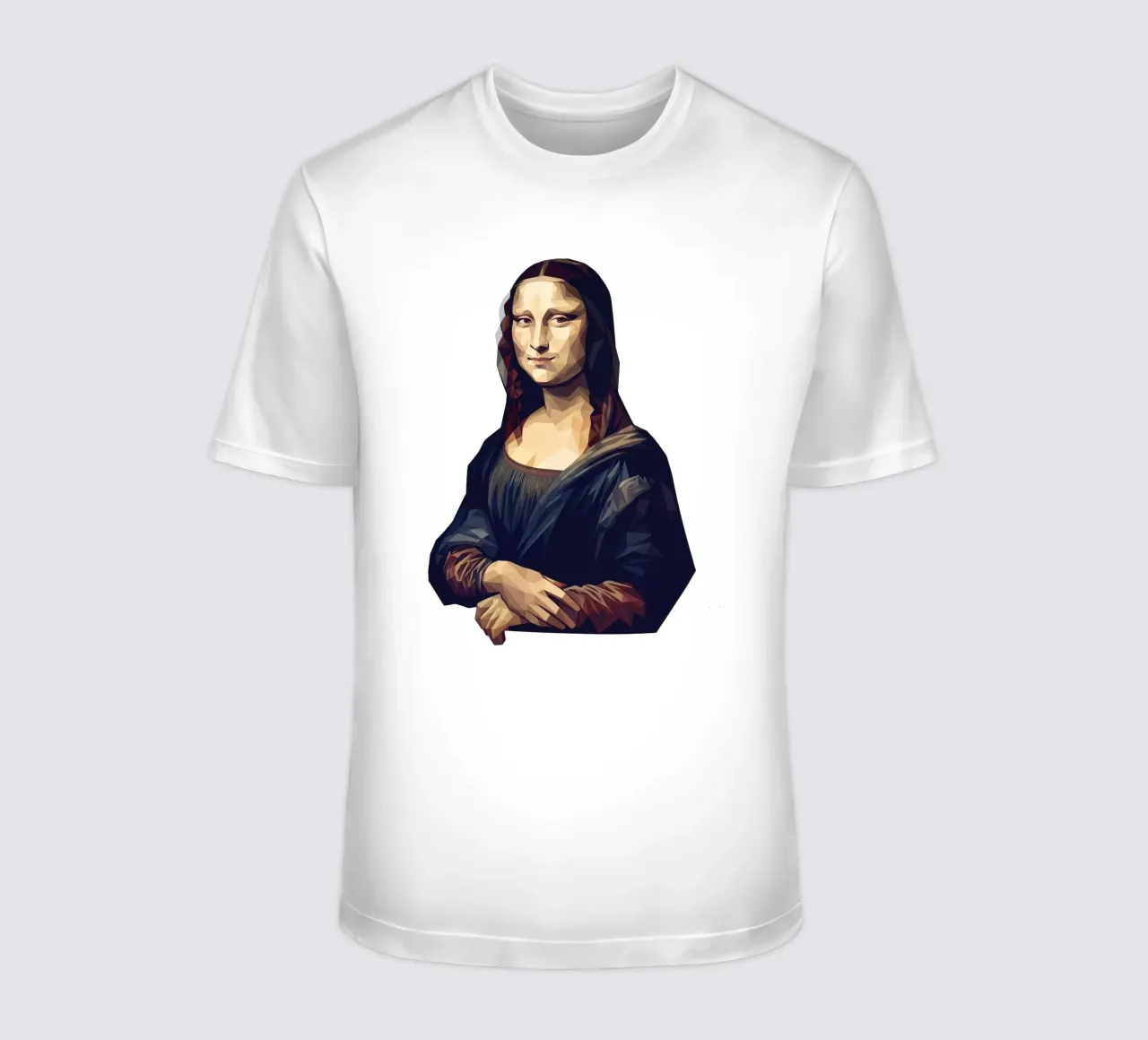 Monna Lisa Lowpoly t-shirt da Low Profile