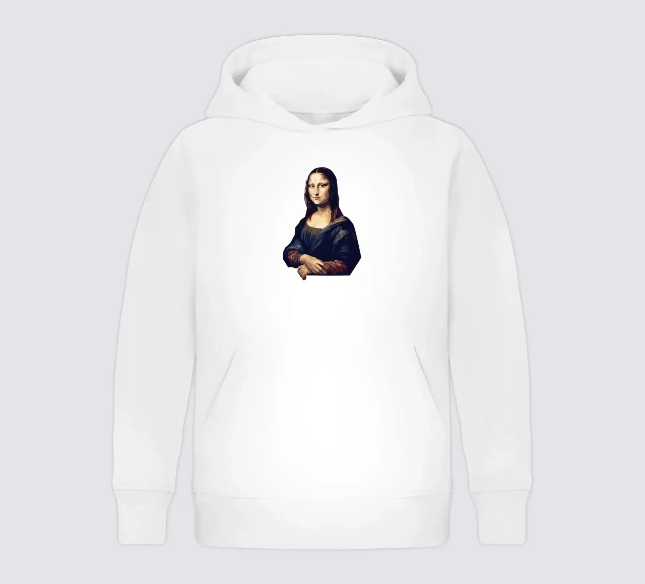 Monna Lisa Lowpoly felpa bambino con cappuccio da Low Profile