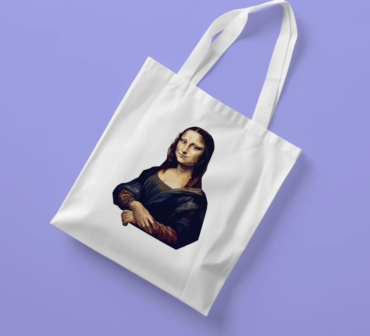 Monna Lisa Lowpoly borsa in juta da Low Profile
