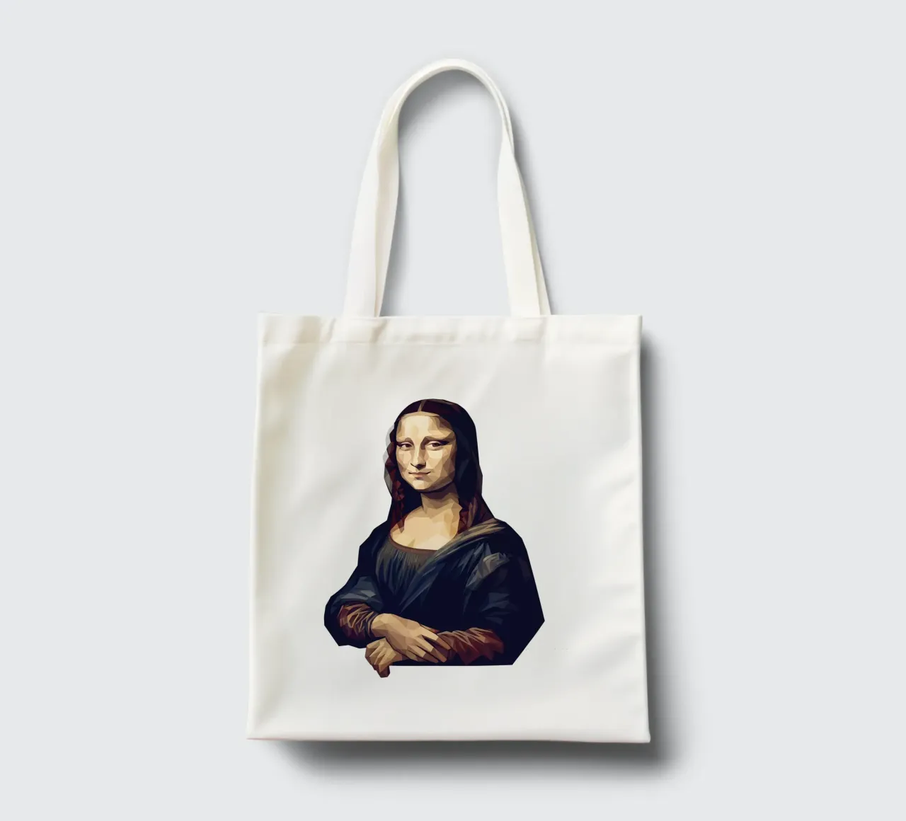 Monna Lisa Lowpoly borsa in juta da Low Profile
