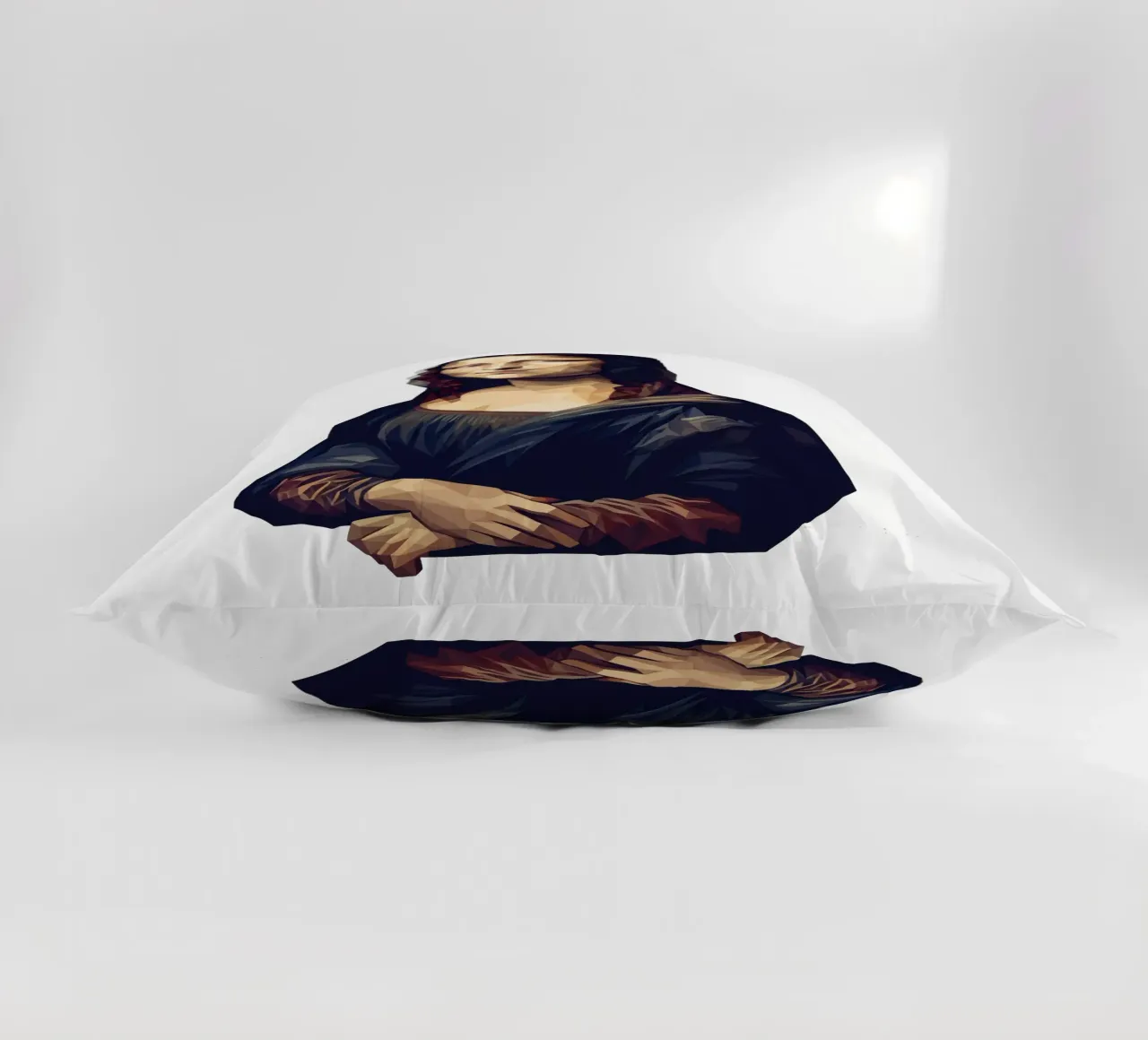 Monna Lisa Lowpoly cuscino da Low Profile