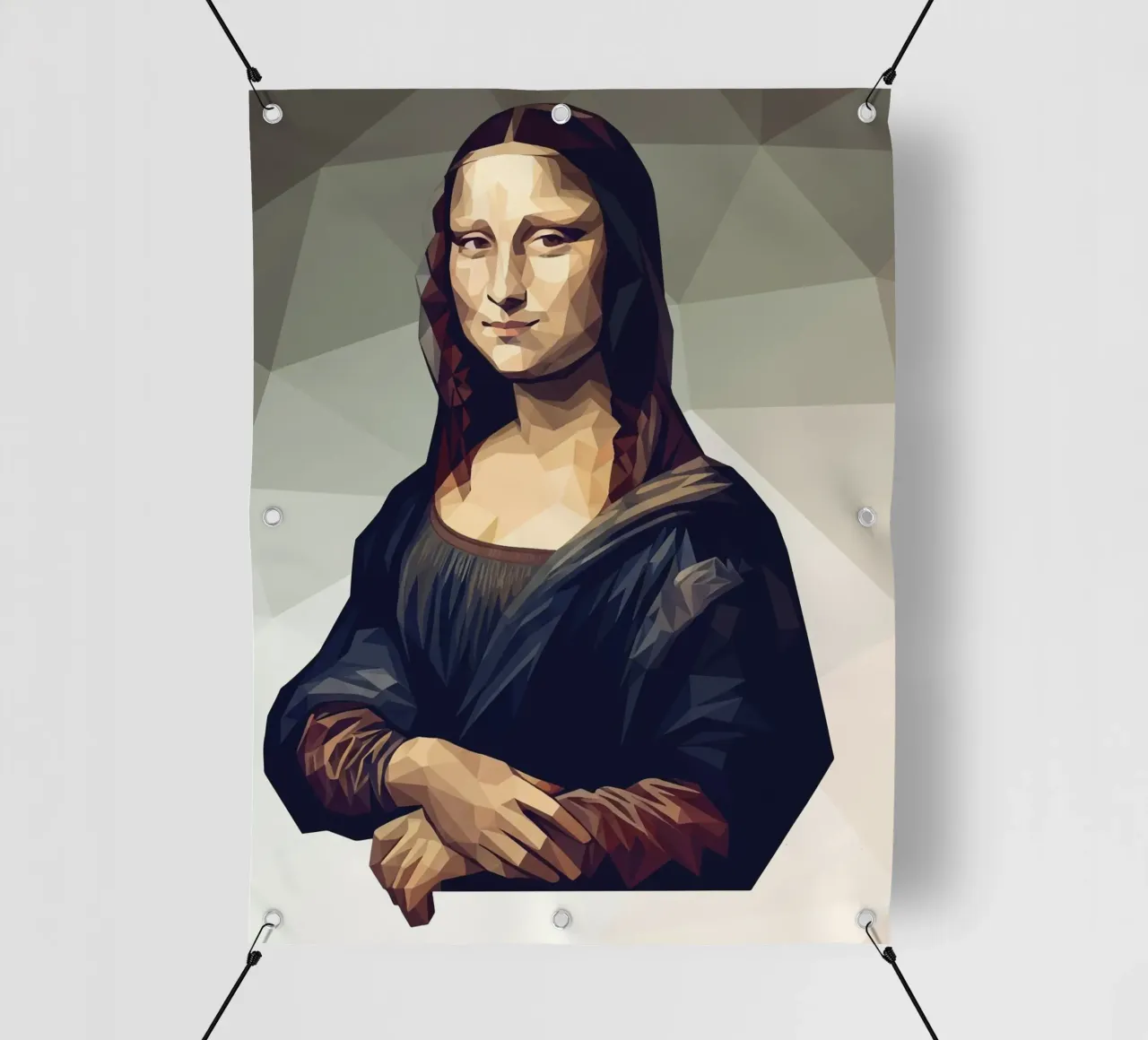 Monna Lisa Lowpoly telo in pvc da Low Profile