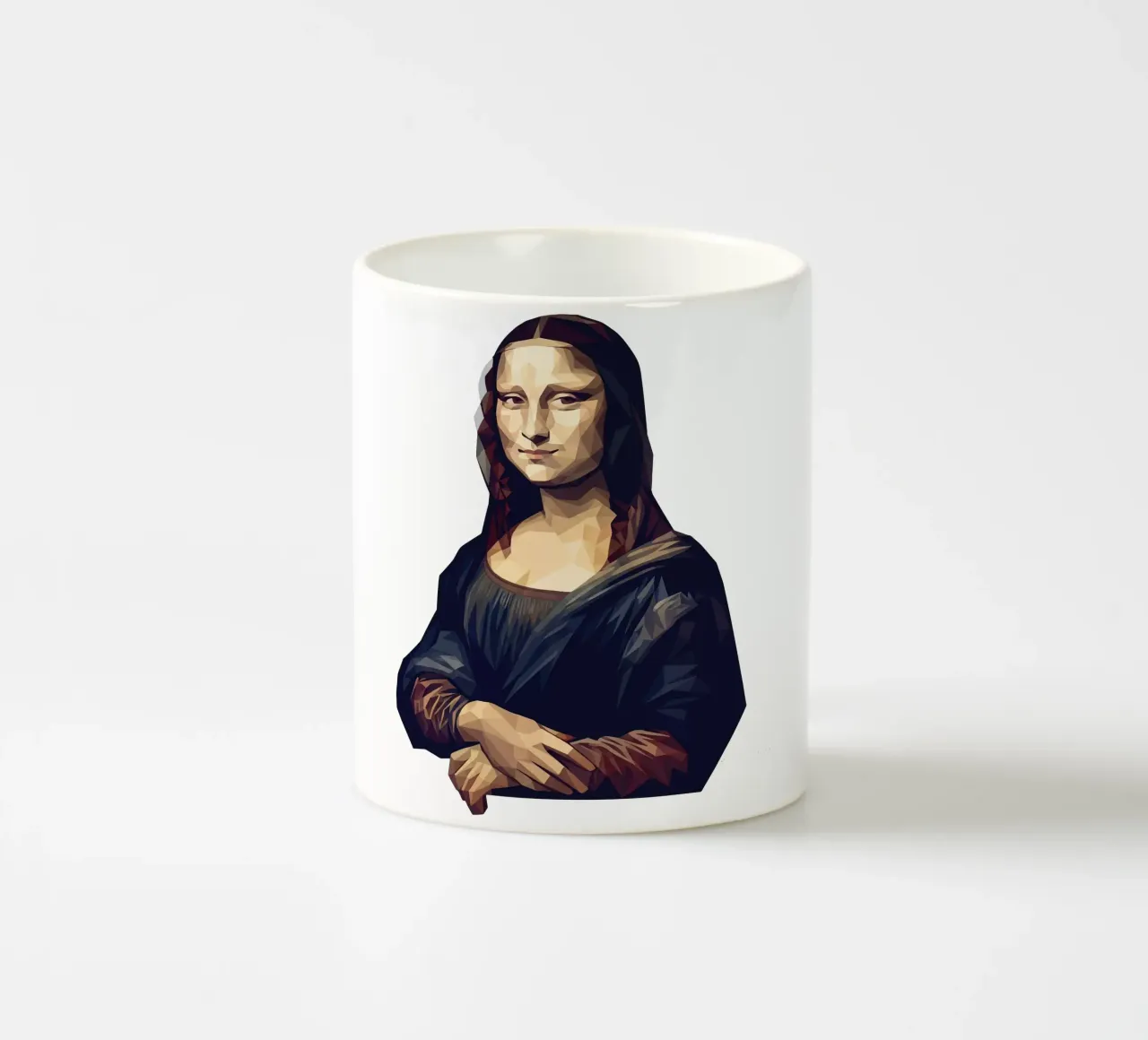 Monna Lisa Lowpoly tazza in ceramica da Low Profile