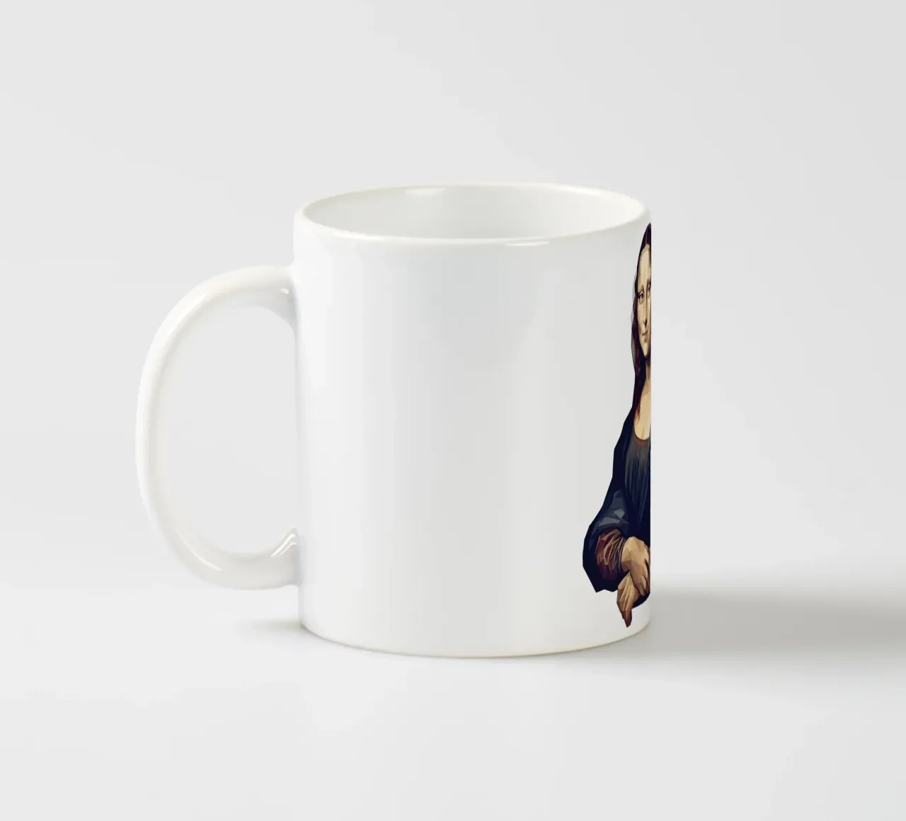 Monna Lisa Lowpoly tazza in ceramica da Low Profile