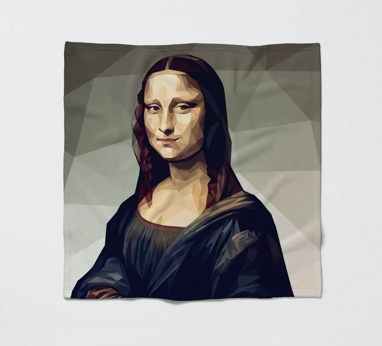 Monna Lisa Lowpoly coperta in pile da Low Profile