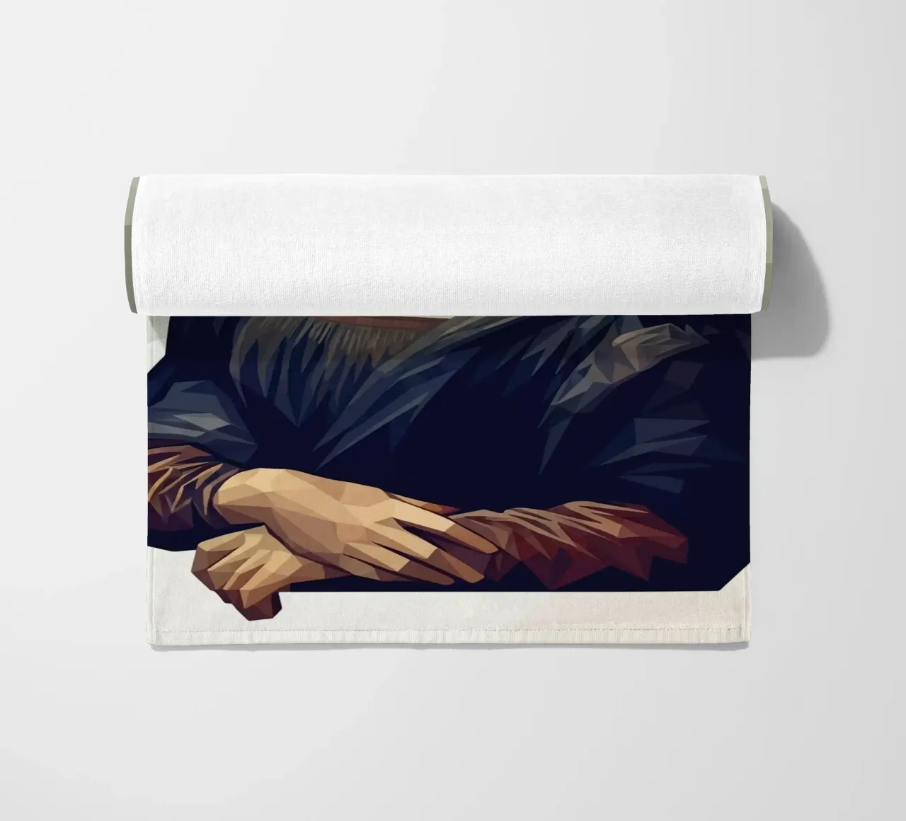Monna Lisa Lowpoly telo mare da Low Profile