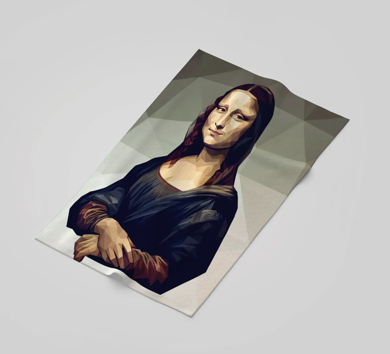 Monna Lisa Lowpoly telo mare da Low Profile